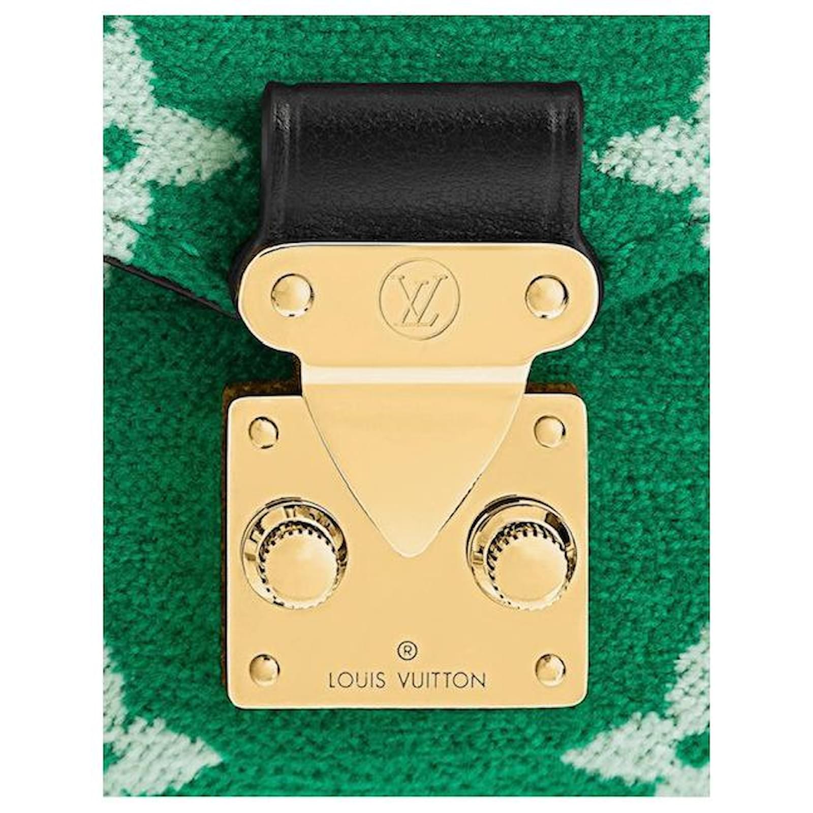 Louis Vuitton Monogram Jacquard Velvet Micro Metis M81494 Green - Luxuryeasy