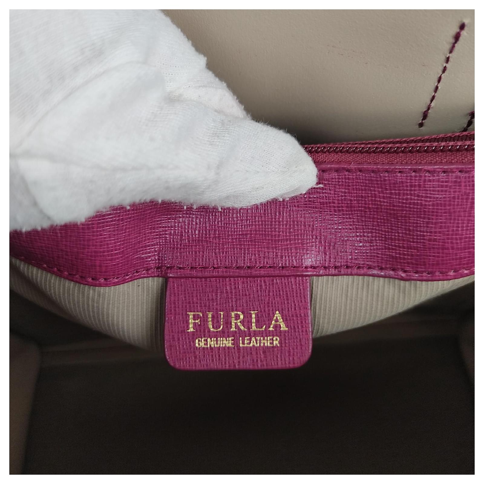 Furla - Leather handbag Fuschia ref.528962 - Joli Closet