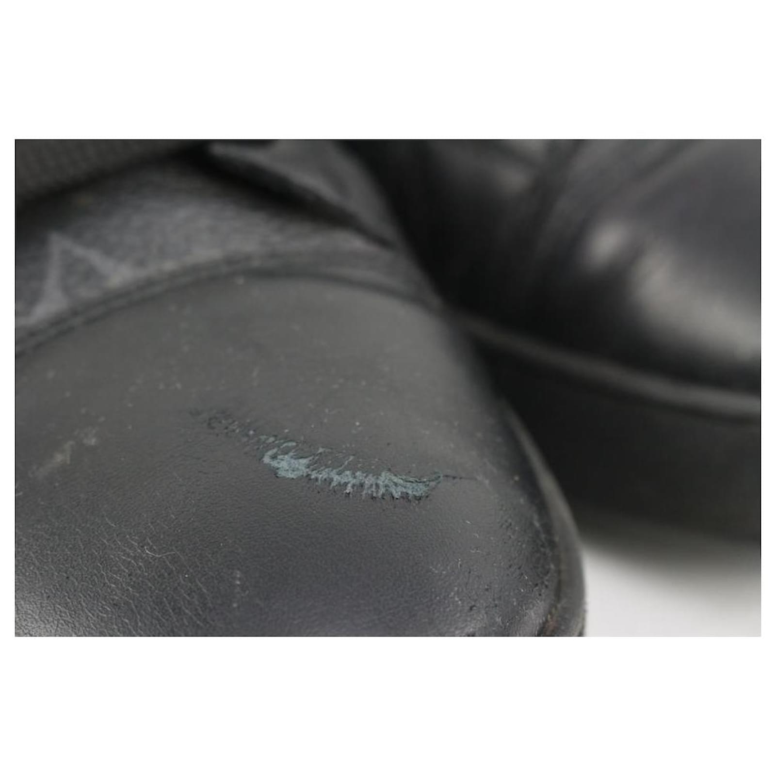 Louis Vuitton Men's Black Leather Luxembourg Sneaker – Luxuria & Co.