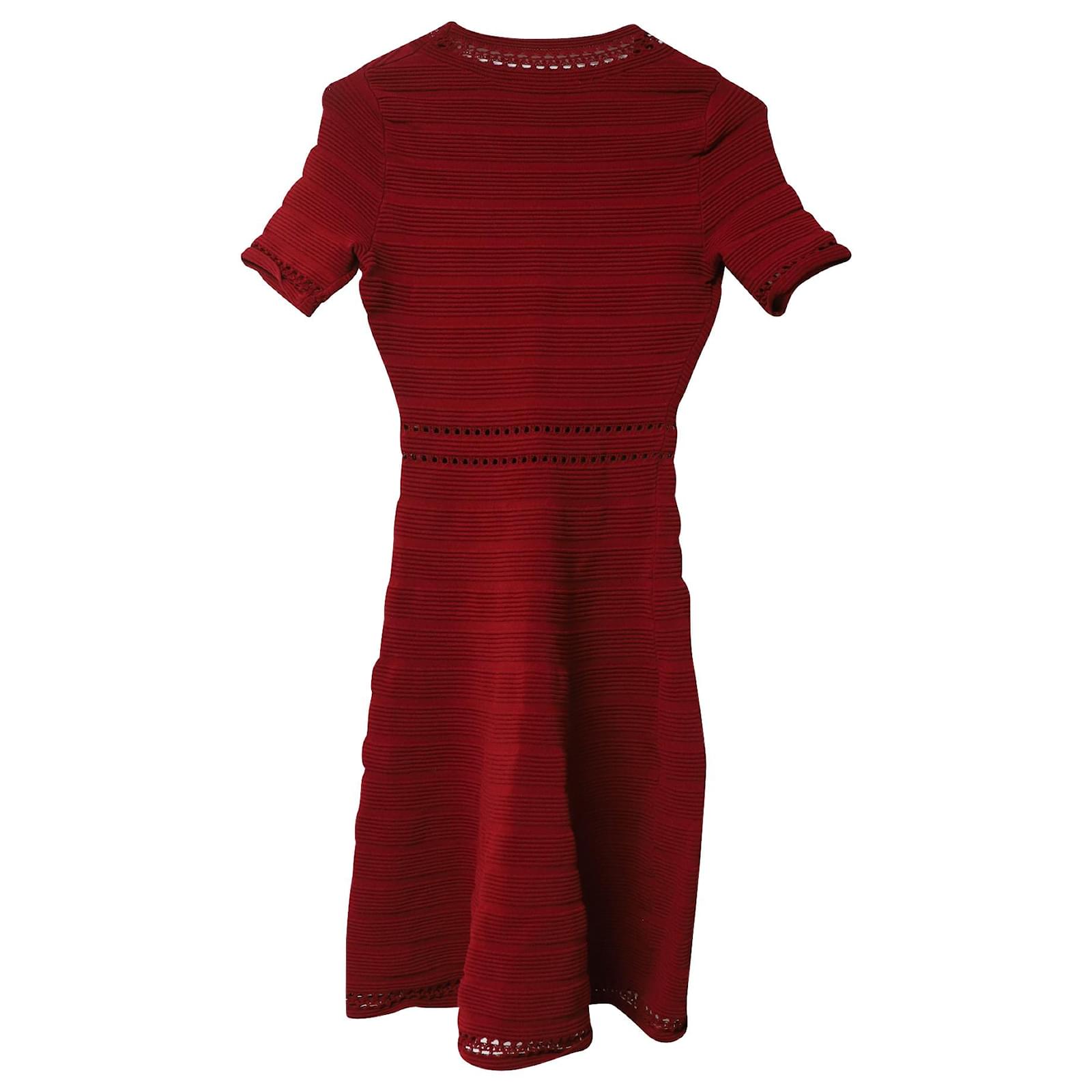 Robe sandro rouge hot sale