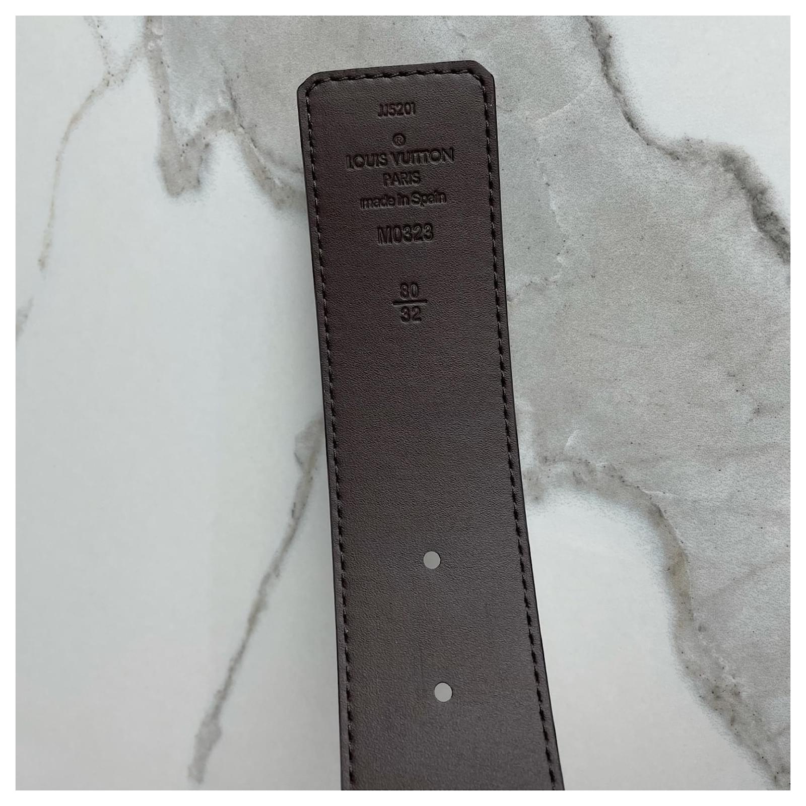 Louis Vuitton LV Initials Belt 40 mm Reversible Brown Cloth ref.529939 -  Joli Closet