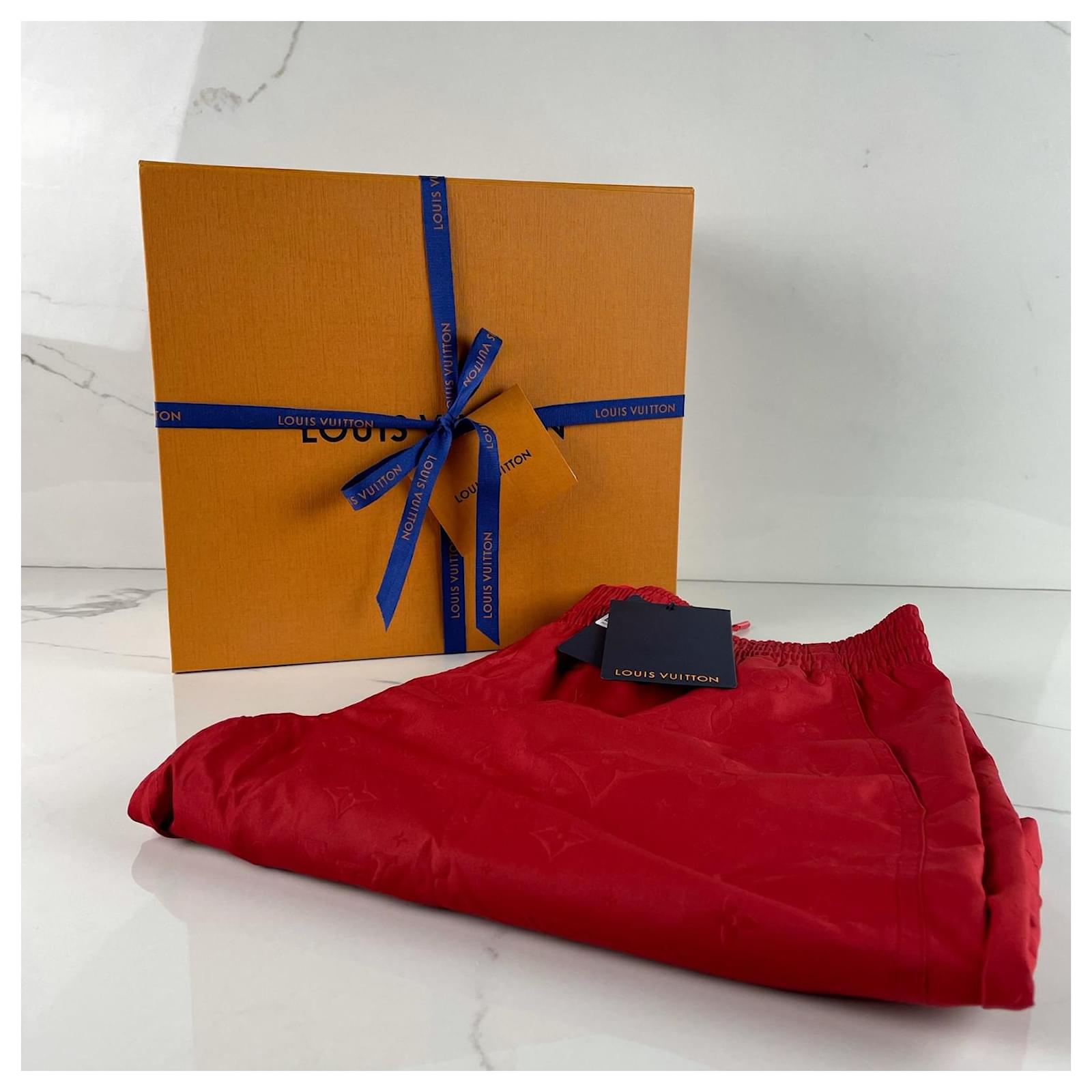 Louis Vuitton Emblematic Swim Shorts LVSE Red Polyester ref.529943 - Joli  Closet