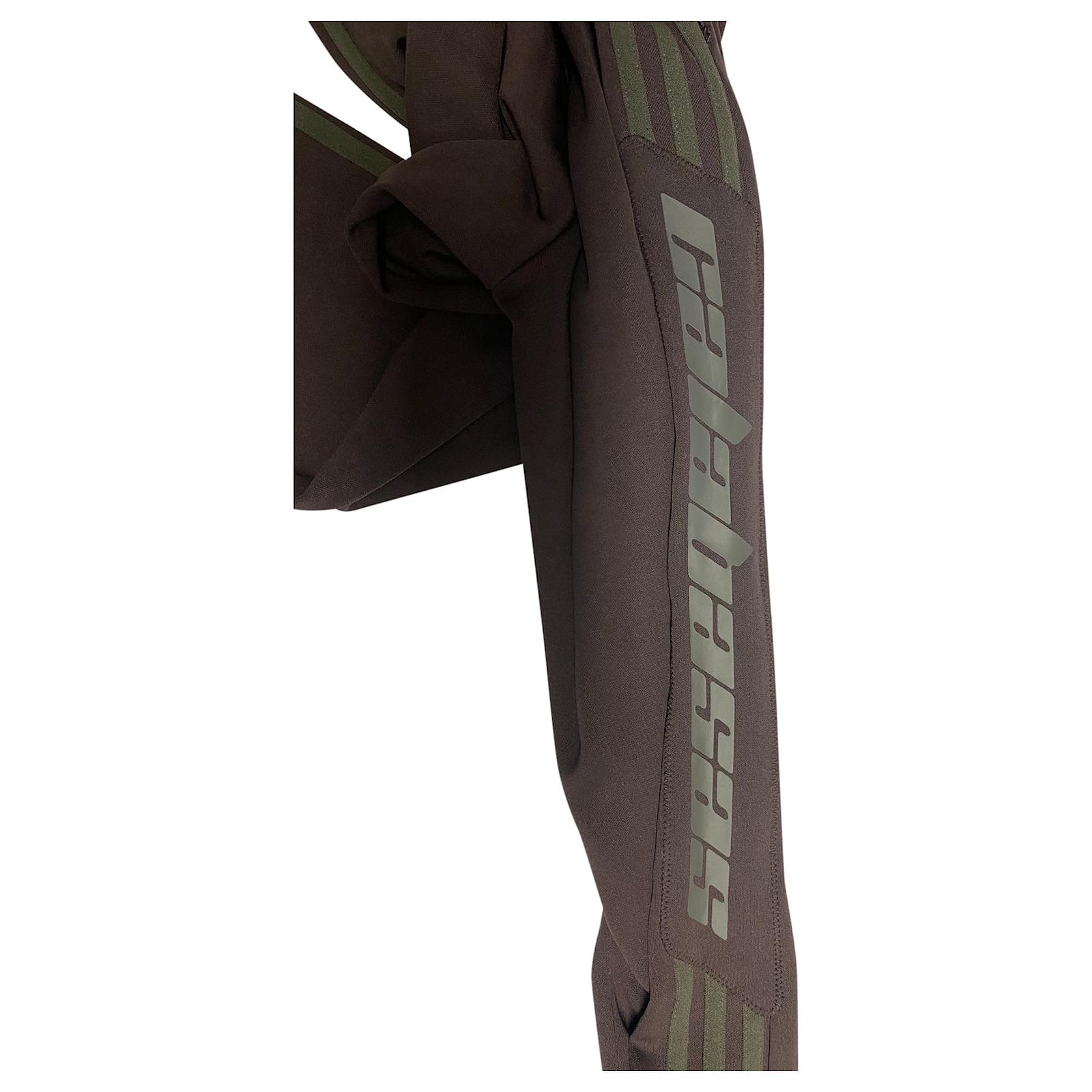 Pantaloni Yeezy x Adidas Calabasas in poliestere marrone ref