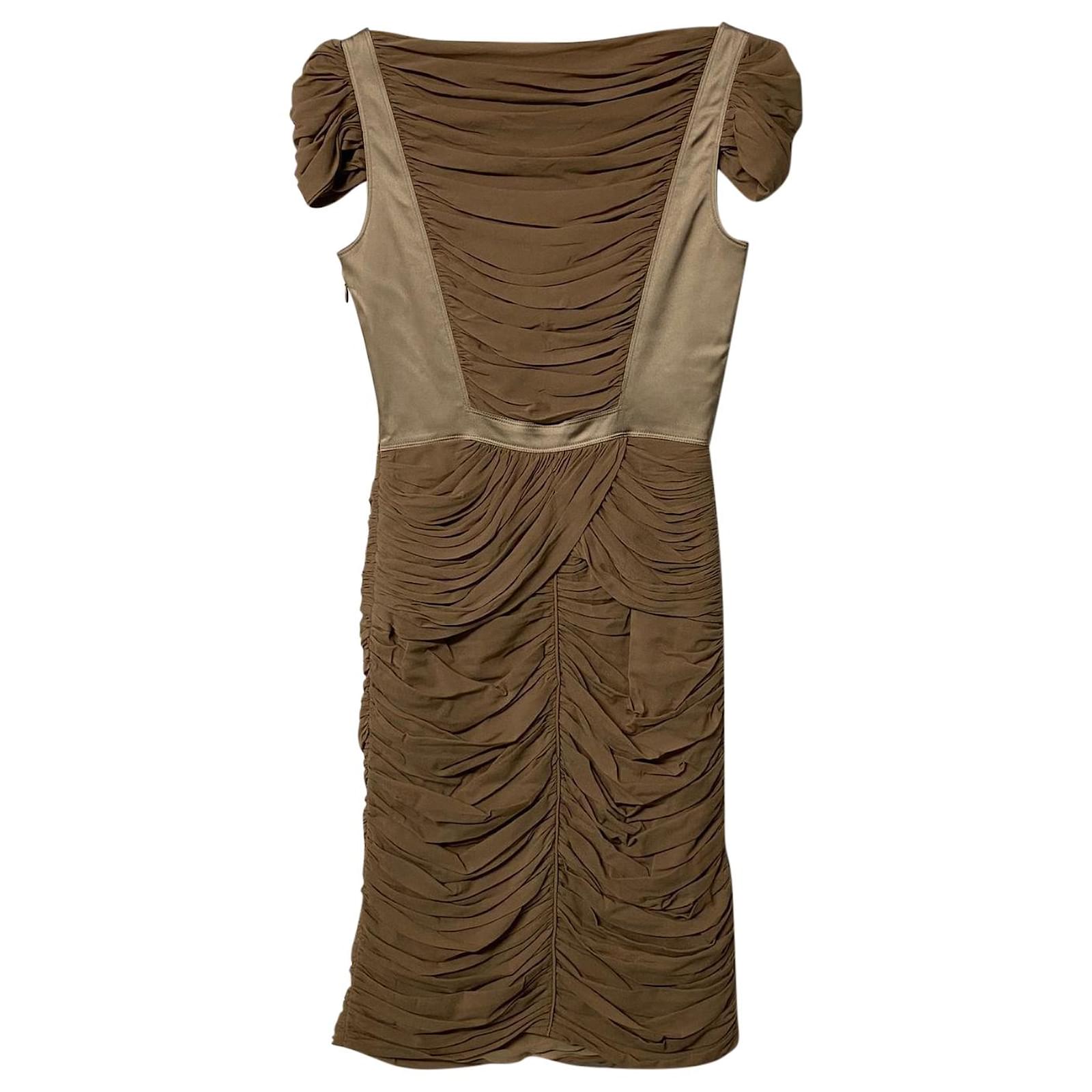 burberry ruched dress