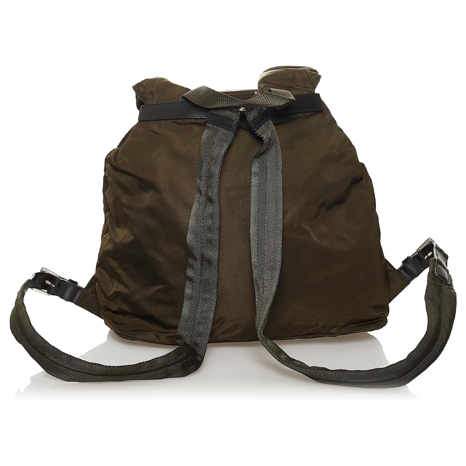 バッグ PRADA Suede drawstring backpack Brown Prada Suede Backpack | Saks Fifth Avenue