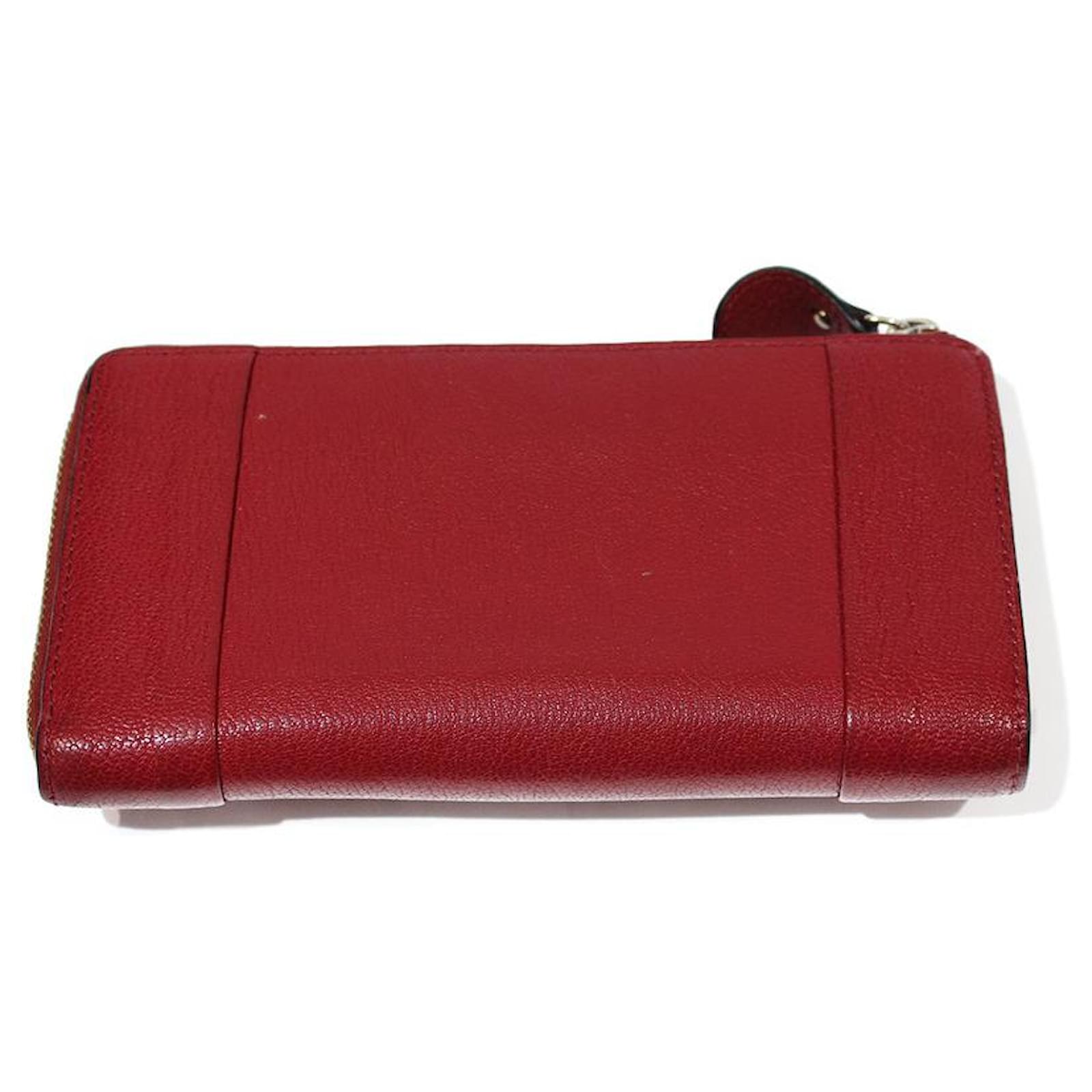 Chloé Wallets Red Leather ref.530799 - Joli Closet