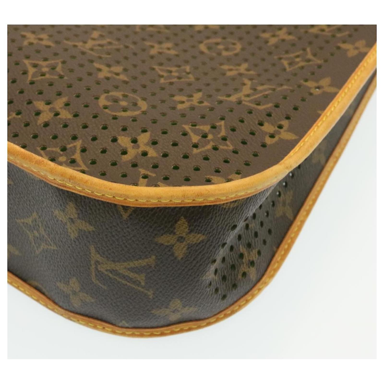 LOUIS VUITTON Monogram Perfo Musette Shoulder Bag Green M95173 LV  