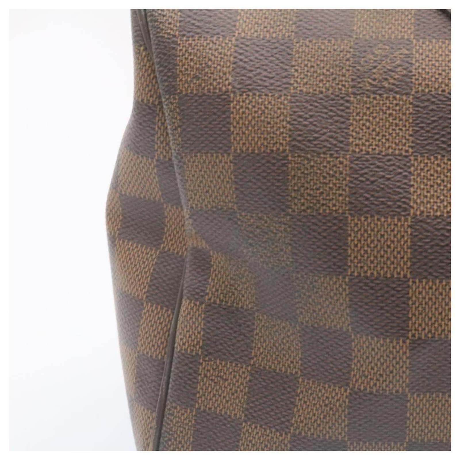 Auth Louis Vuitton Speedy 30 Damier Ebene N41364 Without Keys Boston Bag  ALA493