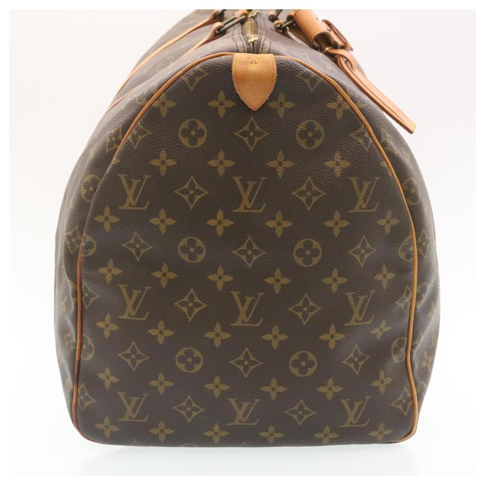 Louis Vuitton Monogram Keepall 55 Boston Bag M41424 LV Auth th2412 Cloth  ref.531815 - Joli Closet