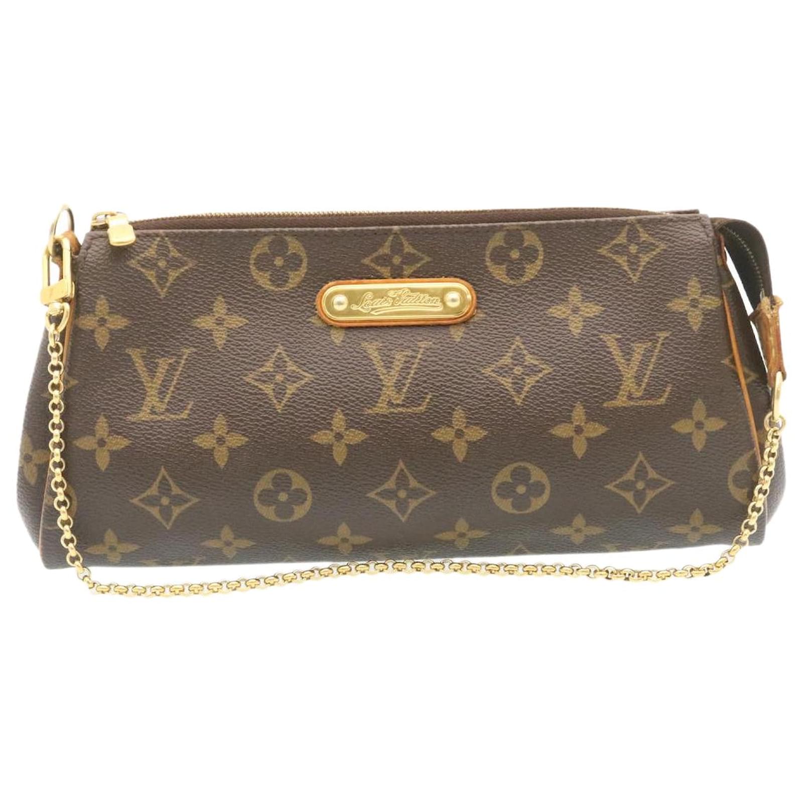 LOUIS VUITTON Monogram Eva 2Way Pouch Shoulder Bag M95567 LV Auth