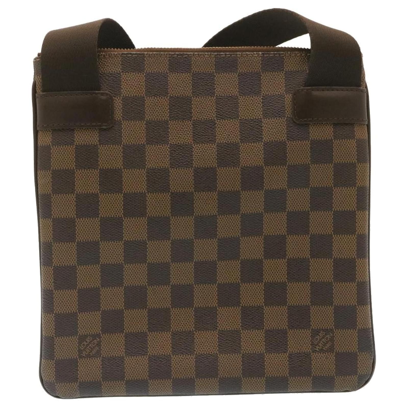 LOUIS VUITTON Damier Ebene Pochette Merwiel Shoulder Bag N51127 LV Aut