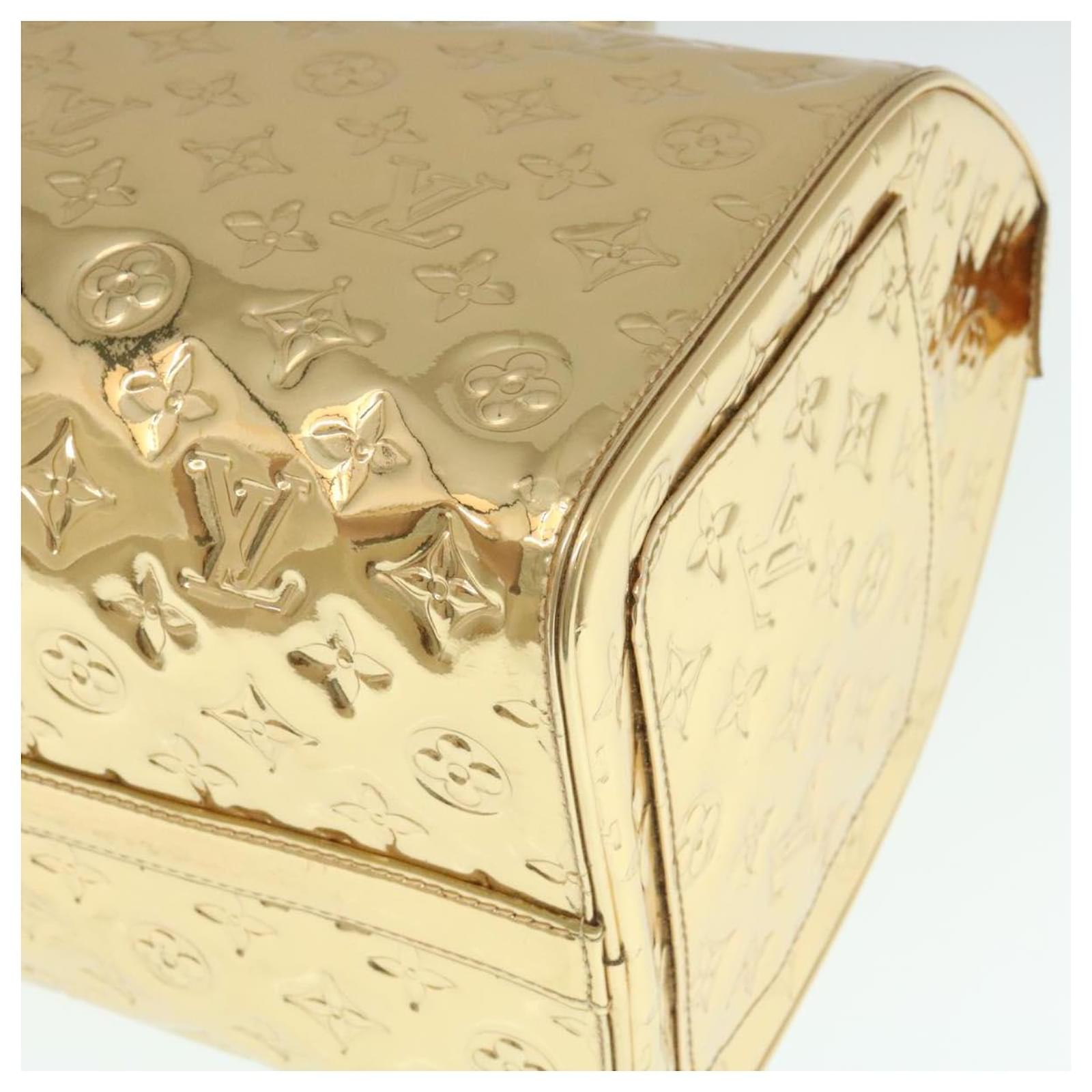 Louis Vuitton Gold Monogram Miroir Speedy 35 QJB0GCEFDB002