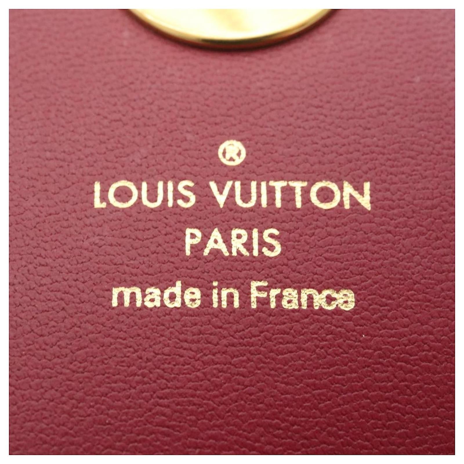 LOUIS VUITTON Monogram Portefeuille Flor Compact Wallet Fuchsia M64588 LV  28805 Fuschia Cloth ref.533353 - Joli Closet
