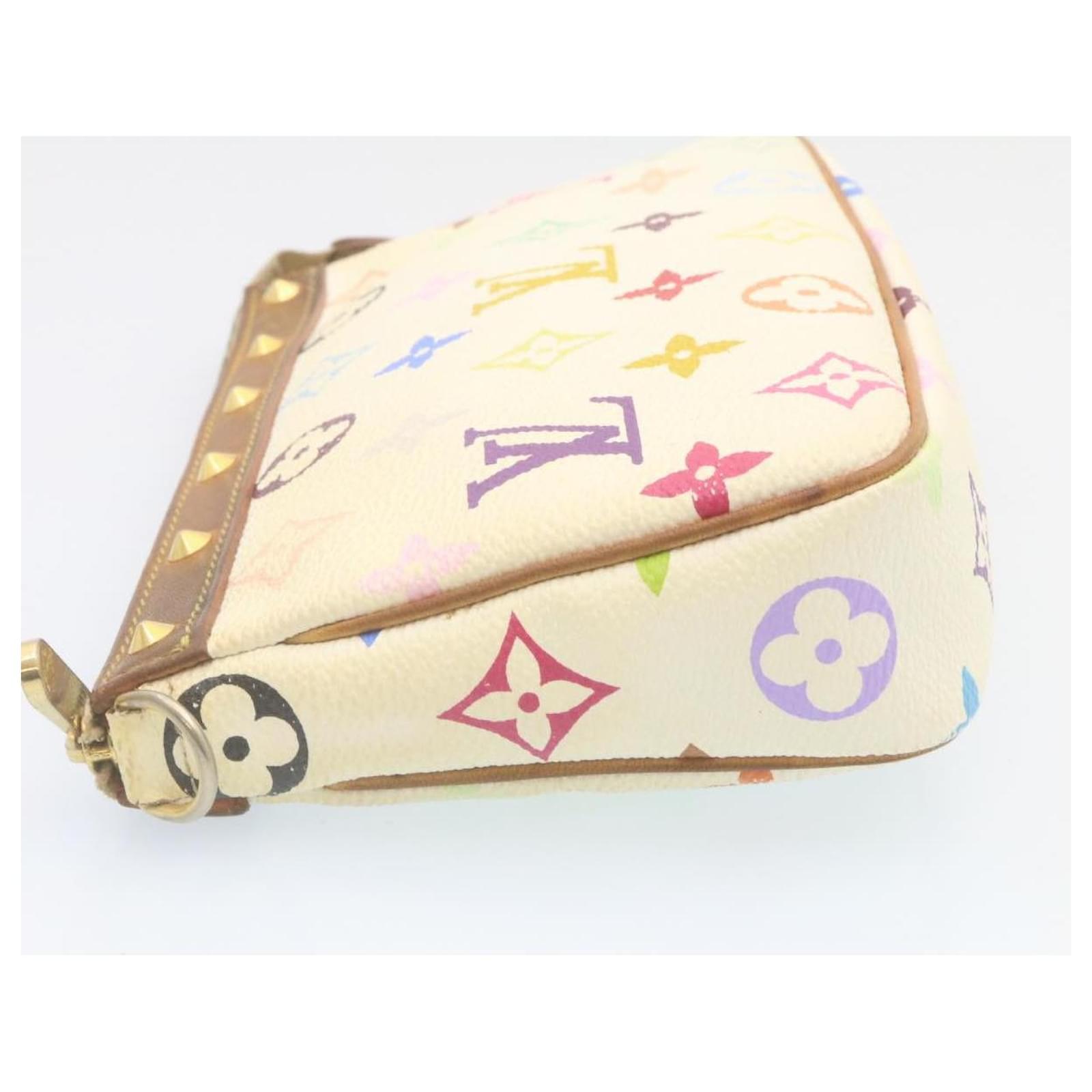 LOUIS VUITTON Monogram Multicolor Pochette Accessoires Pouch White M92649  NI016 ref.532703 - Joli Closet