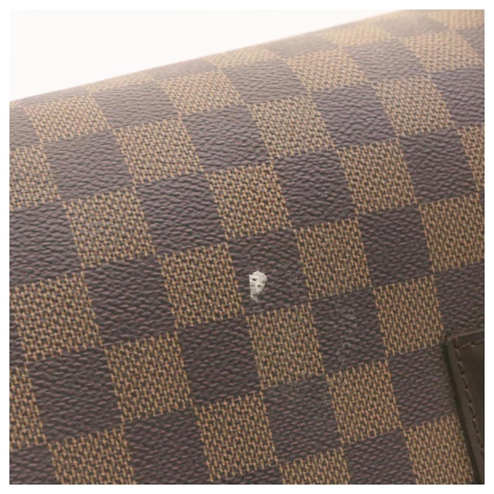 LOUIS VUITTON Damier Ebene Nolita MM Boston Bag N41452 LV Auth