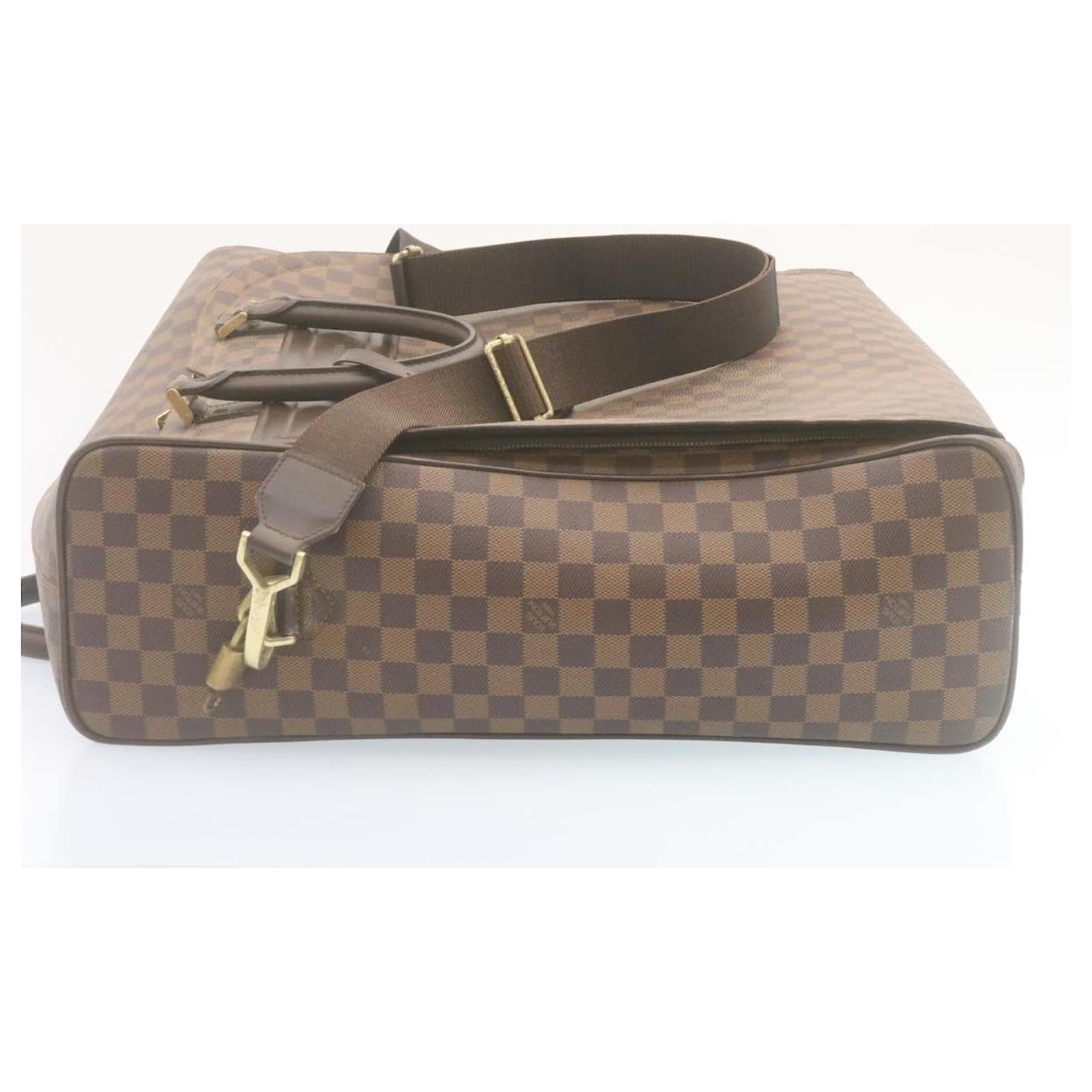 LOUIS VUITTON Damier Ebene Nolita MM Boston Bag N41452 LV Auth