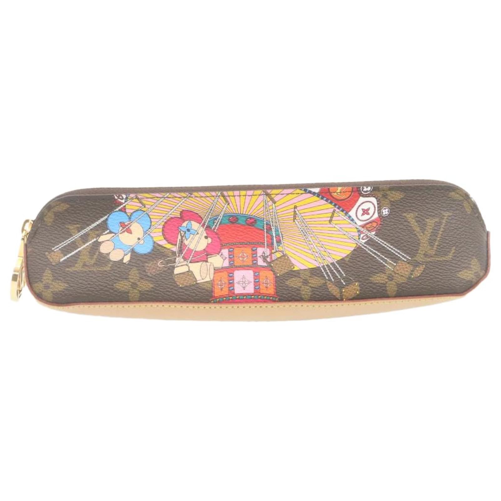 Louis Vuitton London Xmas Elizabeth Pencil Case Monogram Vivienne