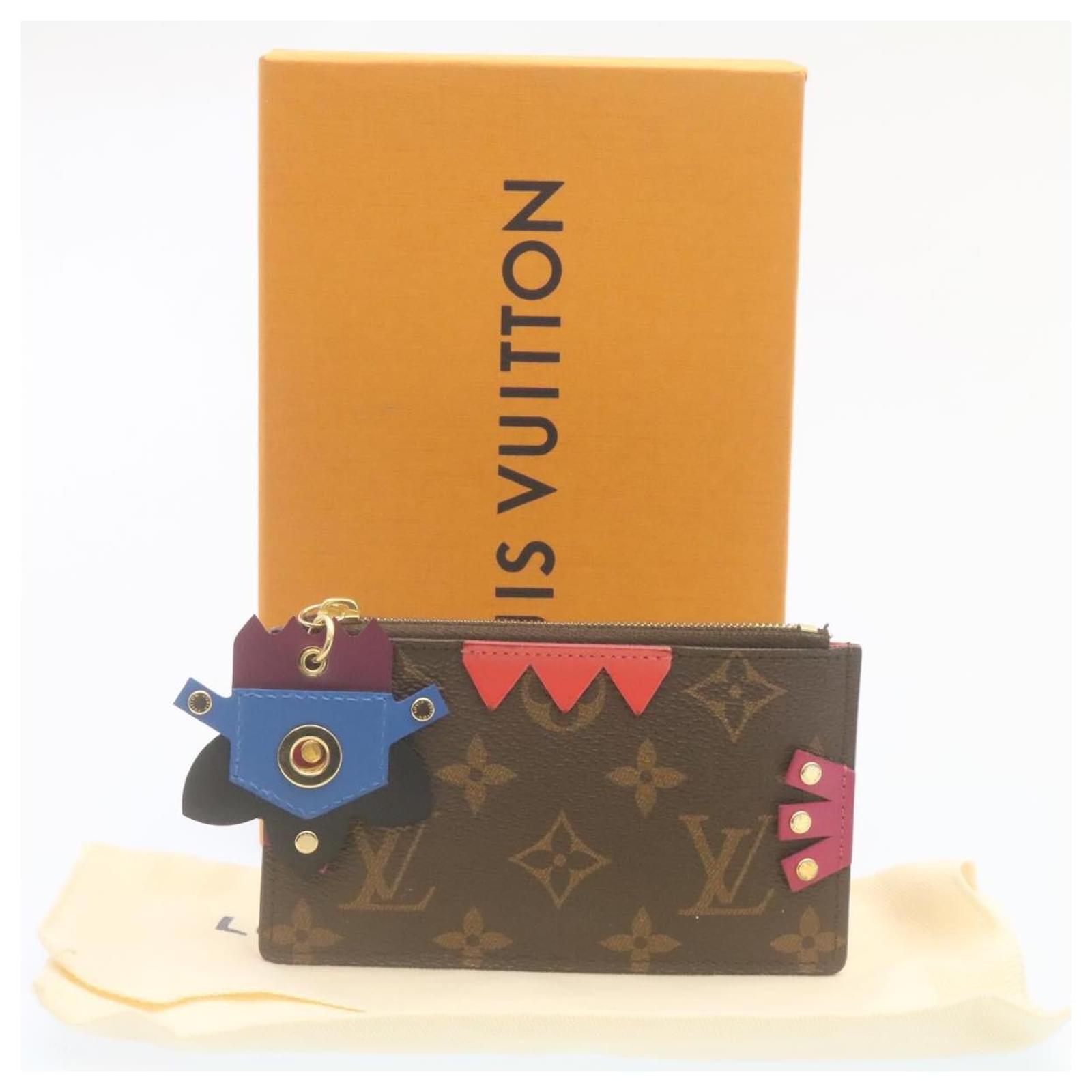 LOUIS VUITTON Monogram Totem Pochette Cles Coin Purse M61487 LV Auth yk3944  Cloth ref.533017 - Joli Closet