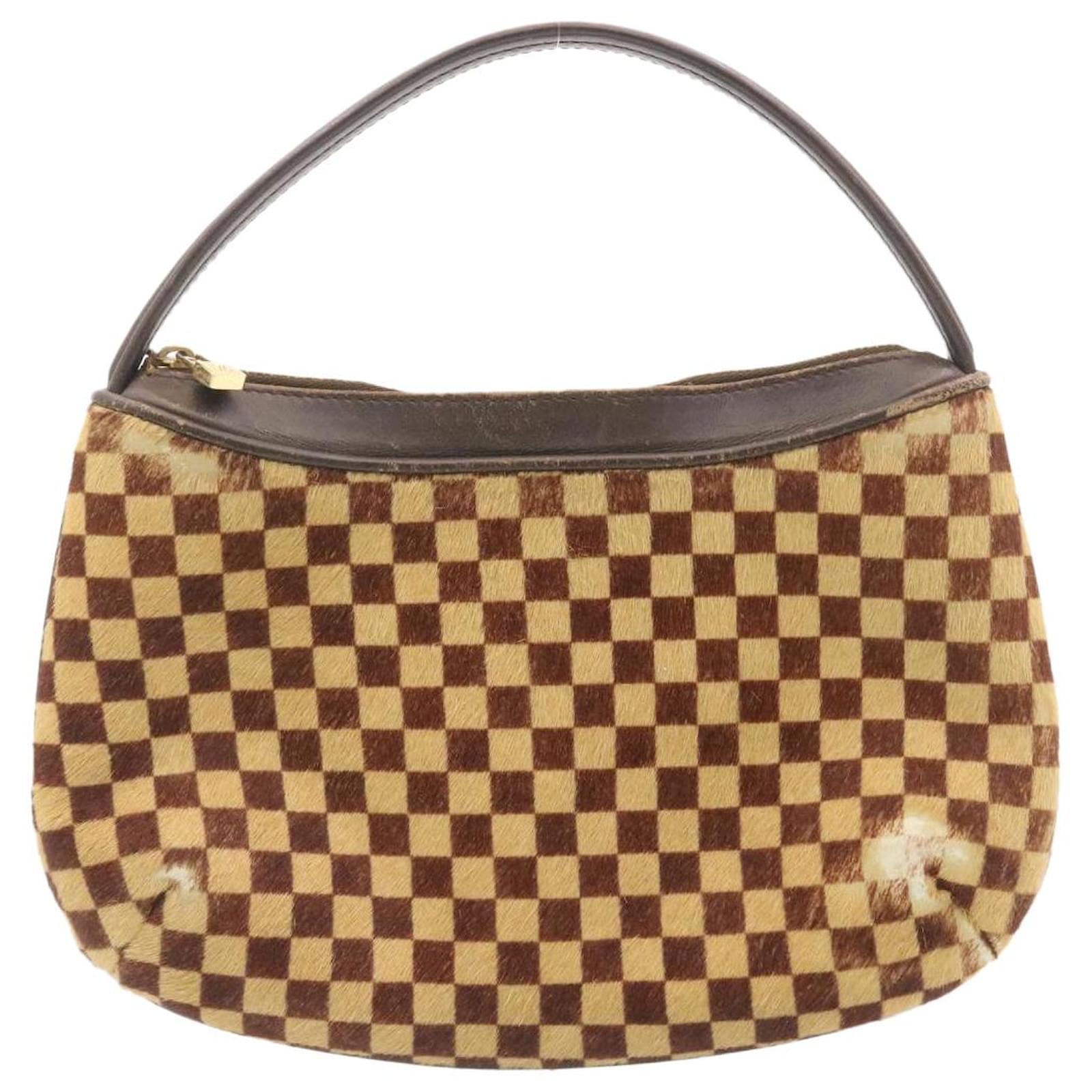 LOUIS VUITTON Damier Sauvage Tiger Hand Bag M92132 LV Auth bs344 Brown  ref.533059 - Joli Closet