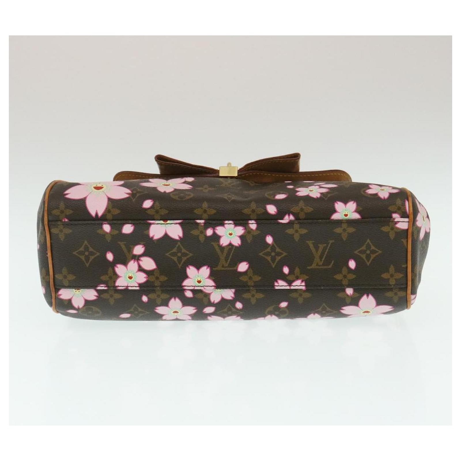 LOUIS VUITTON Monogram Cherry Blossom Sac Retro PM Hand Bag M92014
