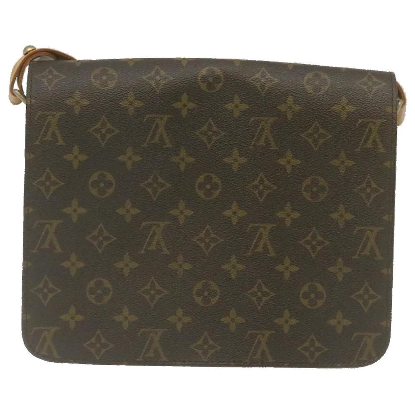 Louis Vuitton Monogram Cartouchiere GM M51252 Brown Cloth ref