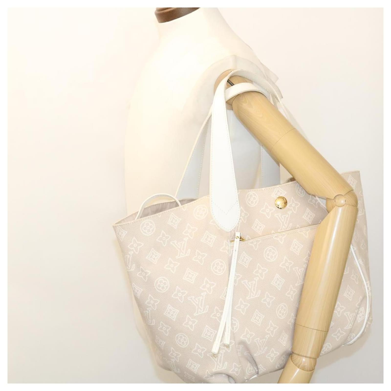 LOUIS VUITTON Monogram Beach Line Cabas Ipanema PM Tote Bag M95982 Auth  th2509 Beige Cloth ref.533485 - Joli Closet