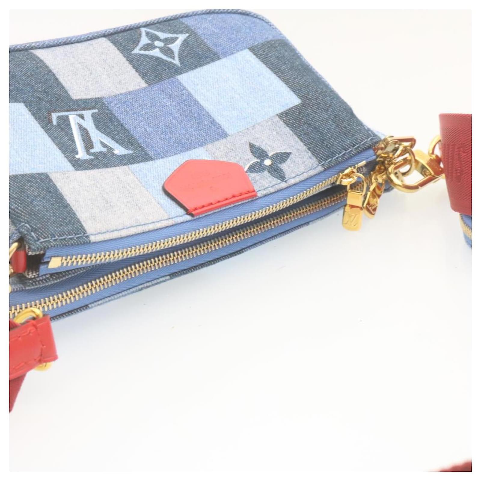 LOUIS VUITTON Denim Multi Pochette Accessoires Shoulder Bag M44990 Auth  ar6462 Cloth ref.533839 - Joli Closet