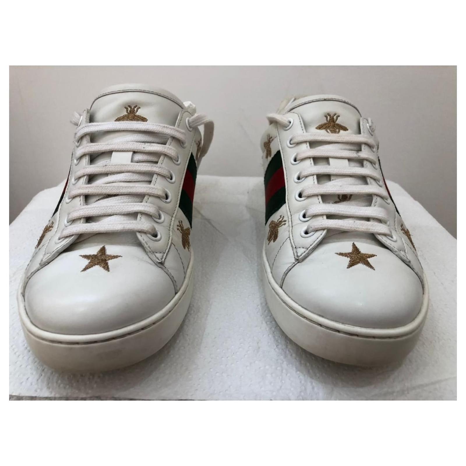 gucci bee and star sneakers