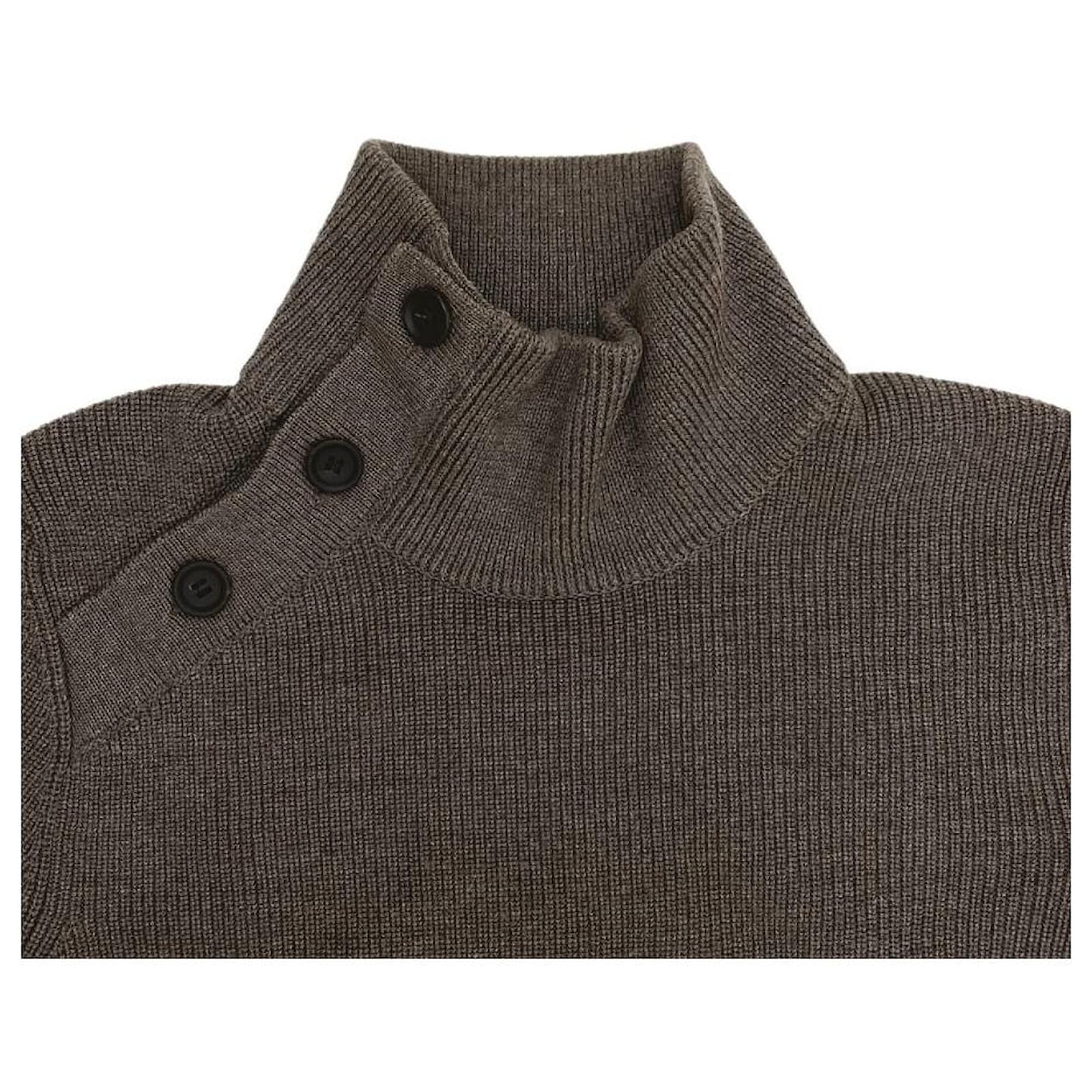 Used] Louis Vuitton LOUIS VUITTON Diagonal collar Long sleeve knit
