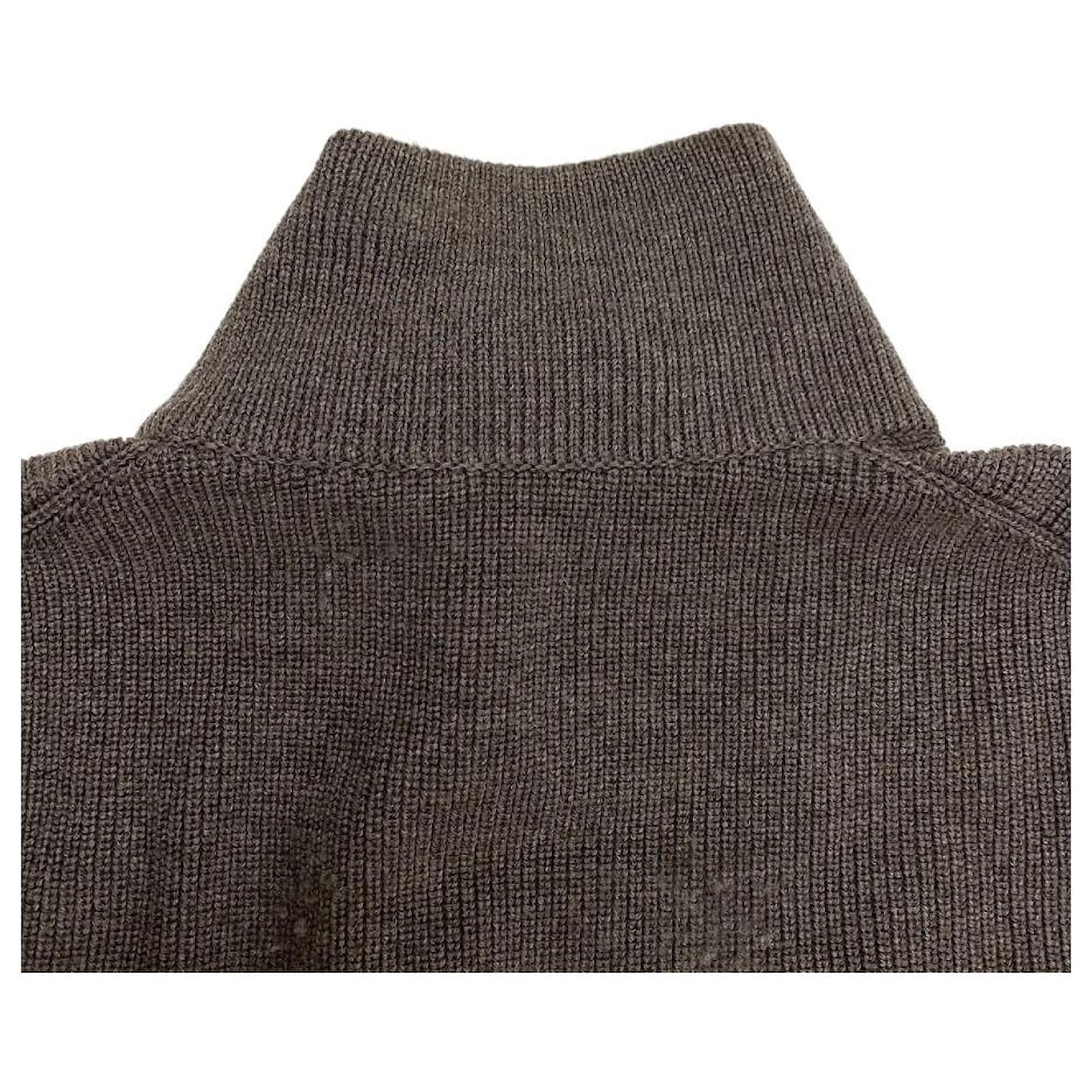 Used] Louis Vuitton LOUIS VUITTON Diagonal collar Long sleeve knit