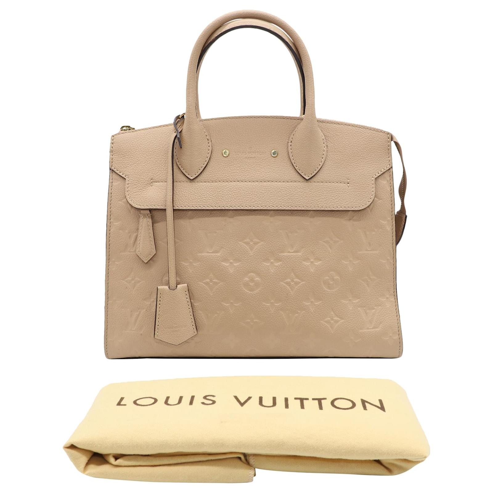 Louis Vuitton Pont Neuf MM Monogram Empreinte Leather Bag