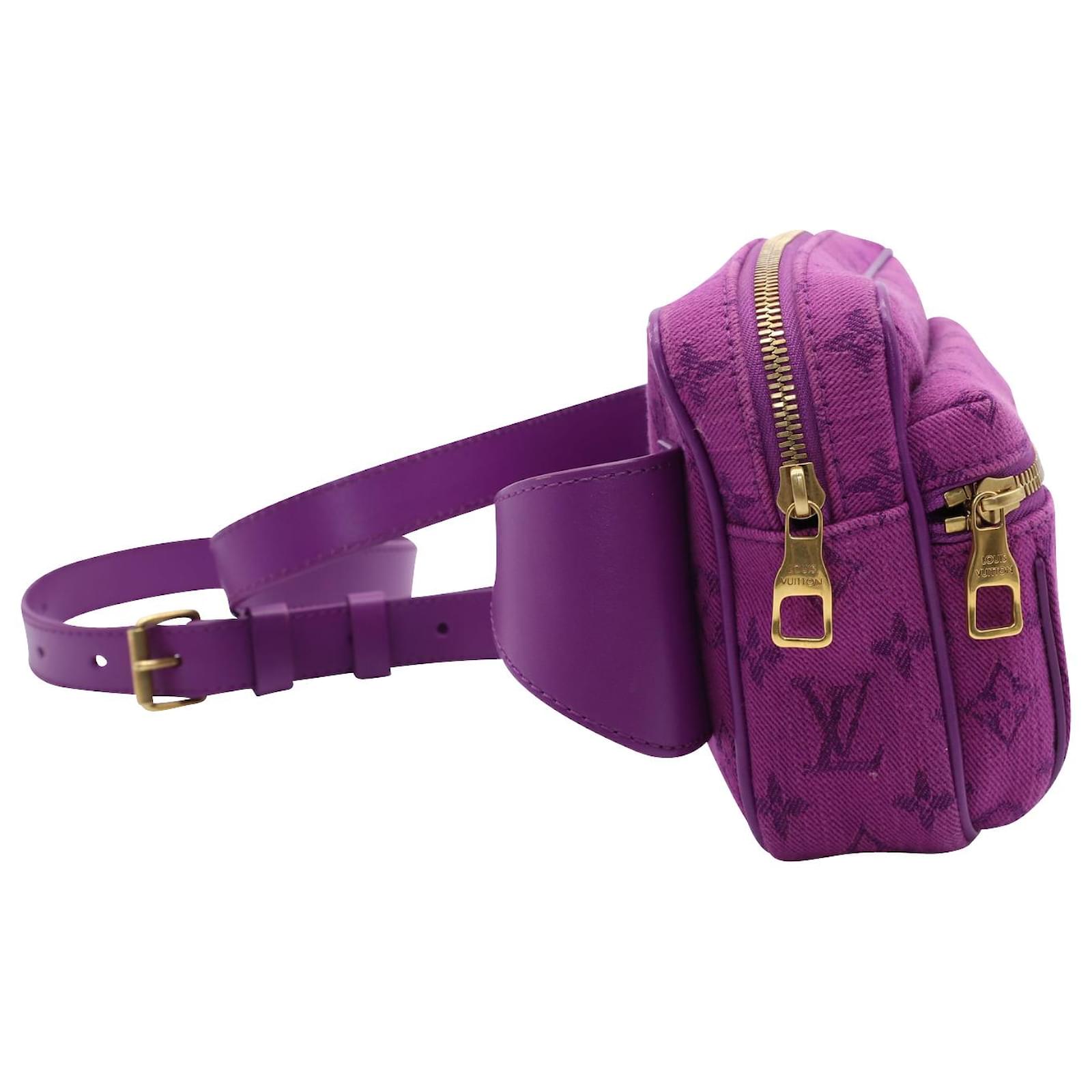 Louis Vuitton Outdoor Bumbag Monogram Denim Purple