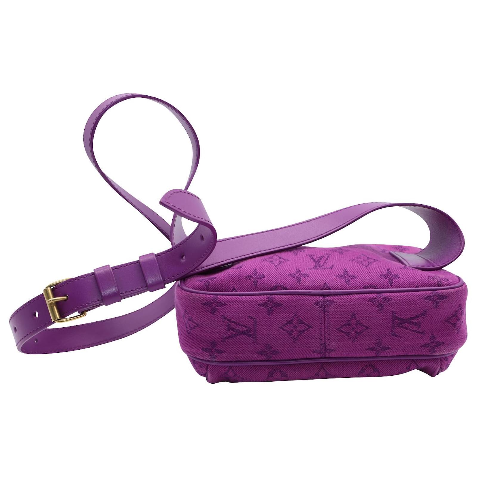 Louis Vuitton Purple Monogram Denim Outdoor Bumbag Bag - Yoogi's