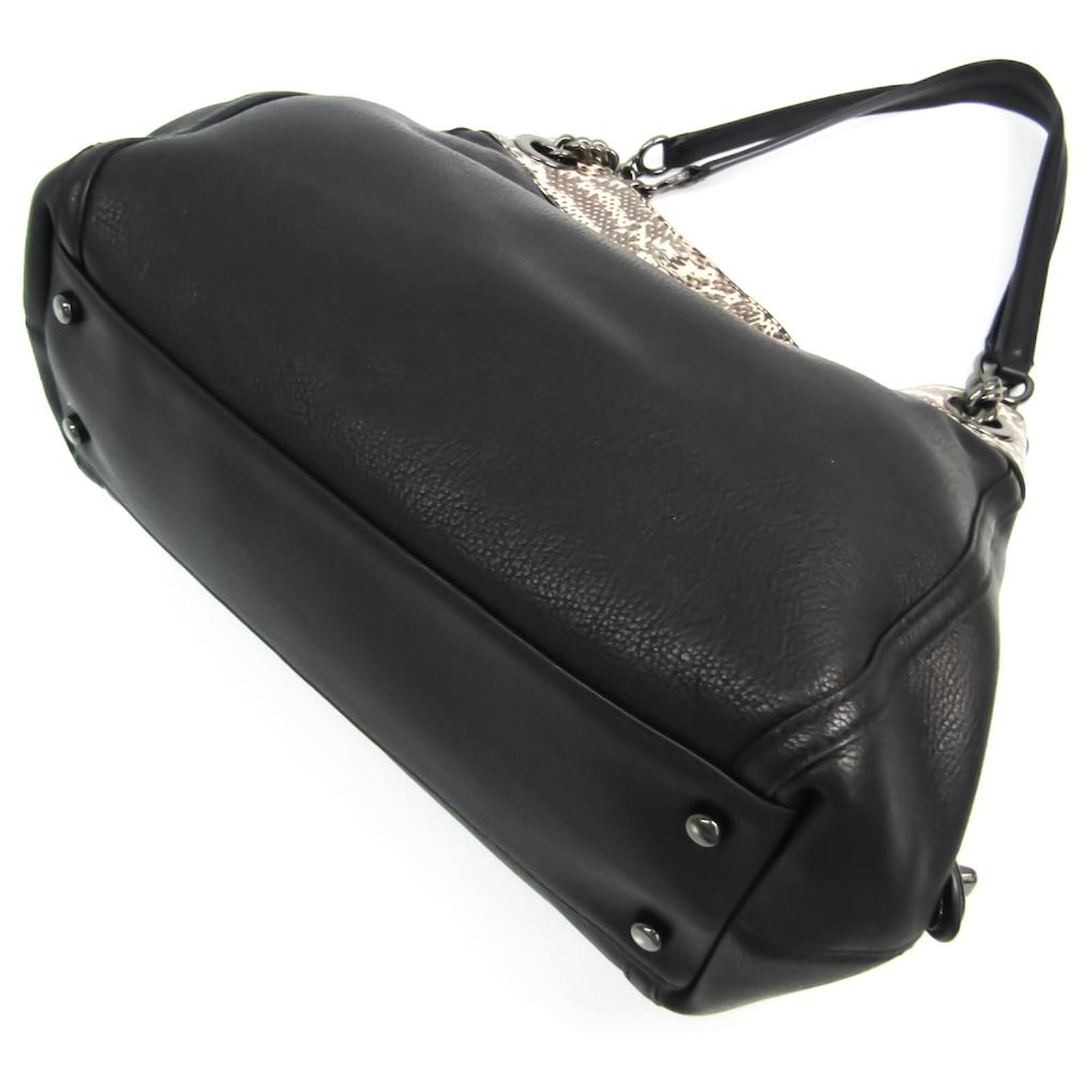 Coach Handbag Black Leather ref.536089 - Joli Closet