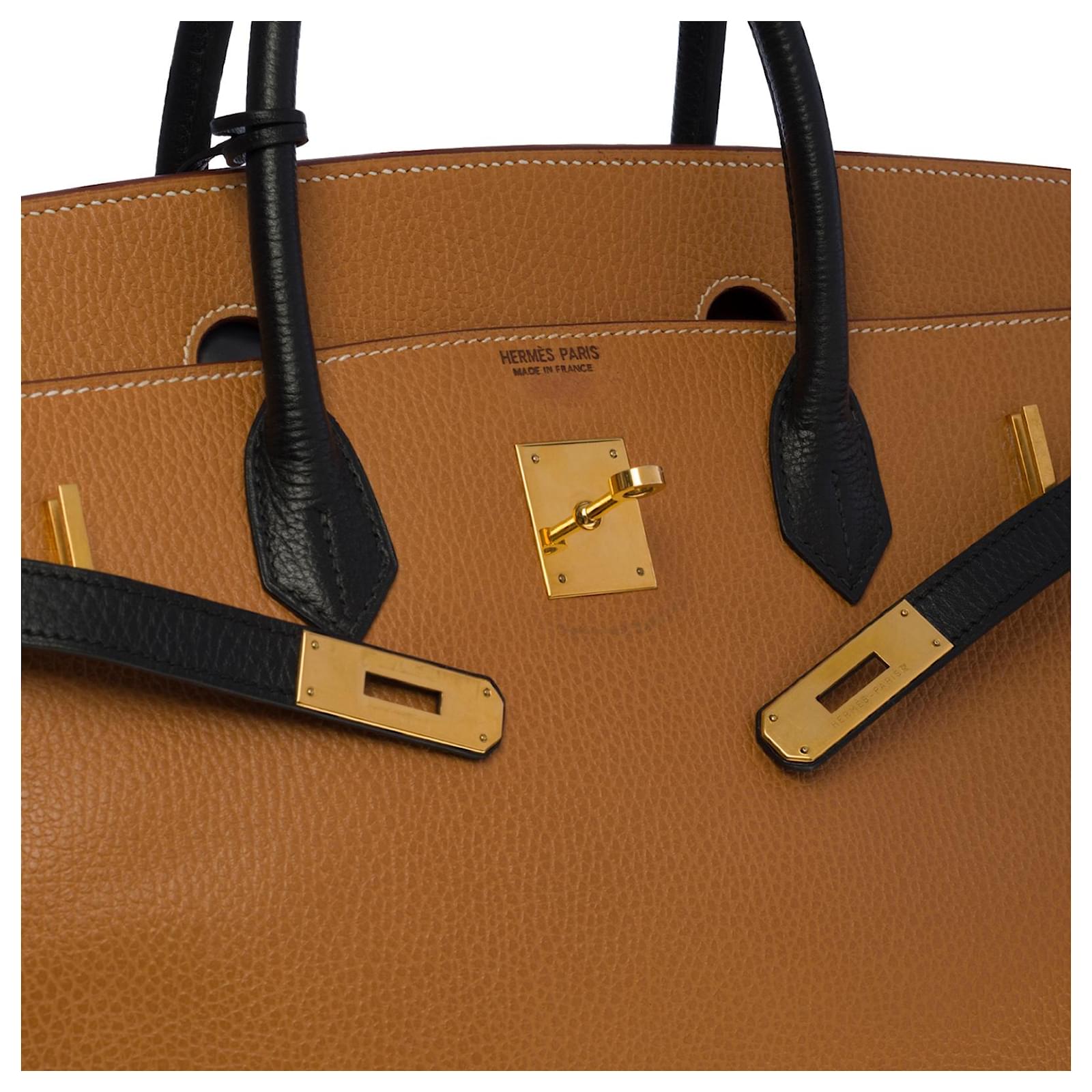 Hermès Extremely rare Hermes Birkin handbag 40 cm in two-tone Gold