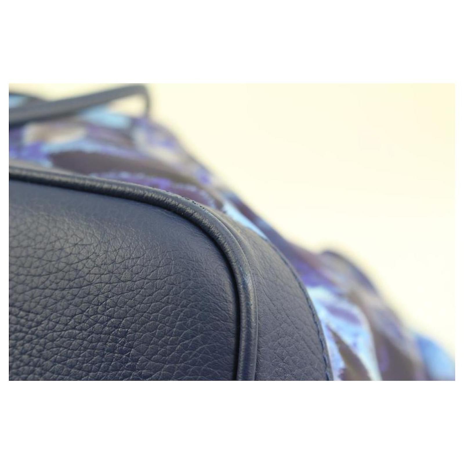 Louis Vuitton Grand Blue Monogram Ikat Noefull MM Leather ref