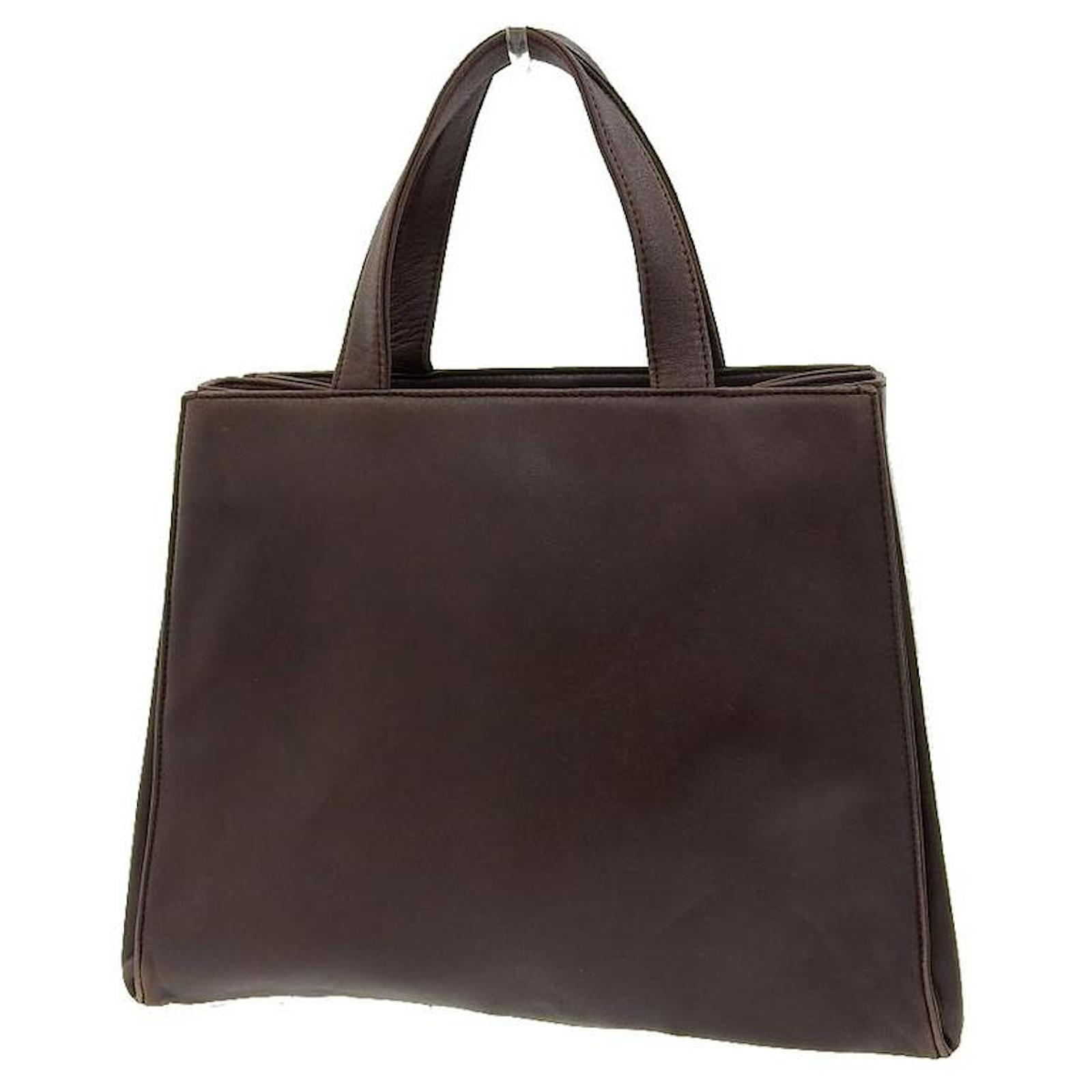 [Used] Loewe LOEWE bag ladies tote bag handbag leather brown ref.536197