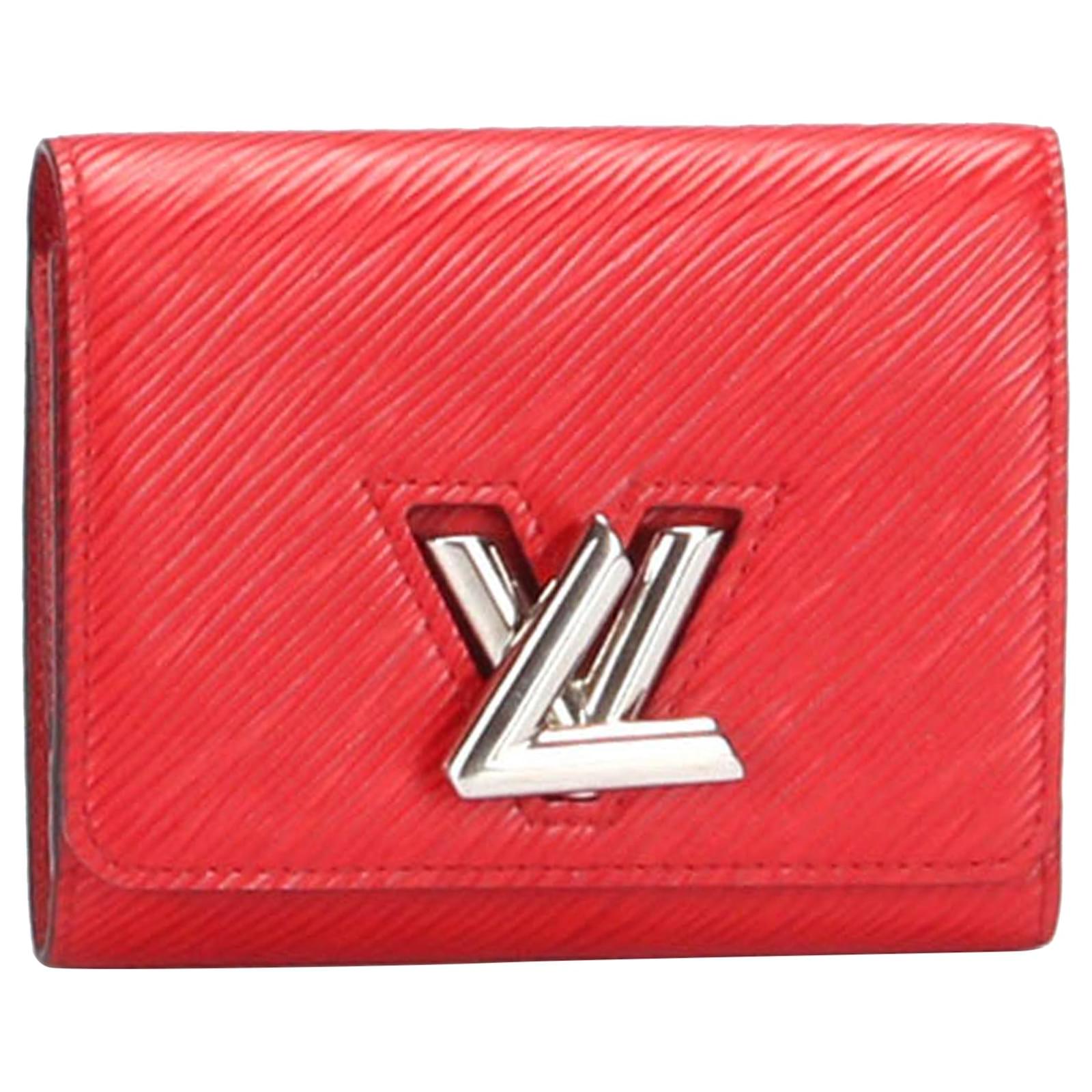 Louis Vuitton Portafoglio compatto Twist Epi Rosso