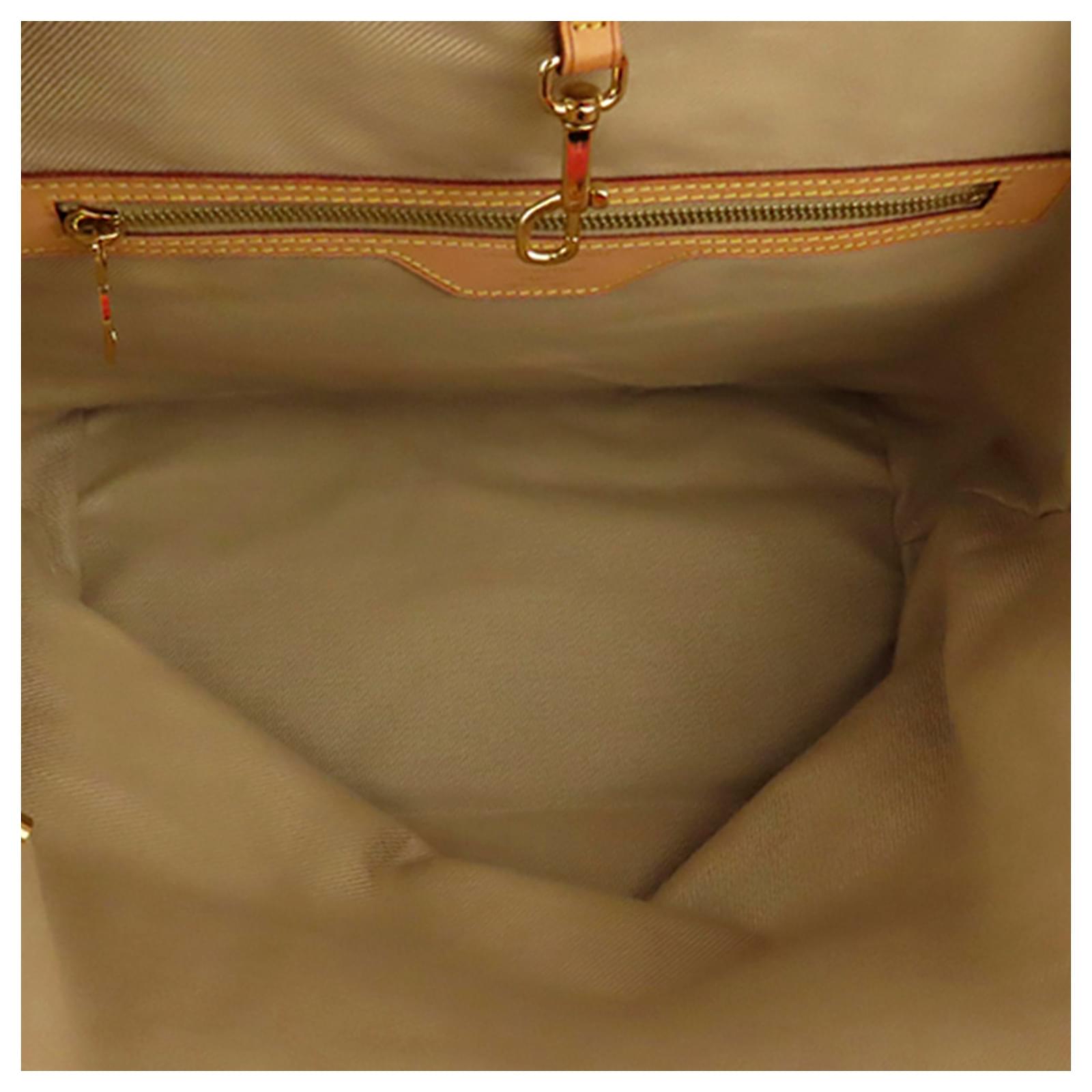Louis Vuitton Pink Monogram Stone Neverfull MM Leather Denim Pony-style  calfskin Cloth ref.180569 - Joli Closet