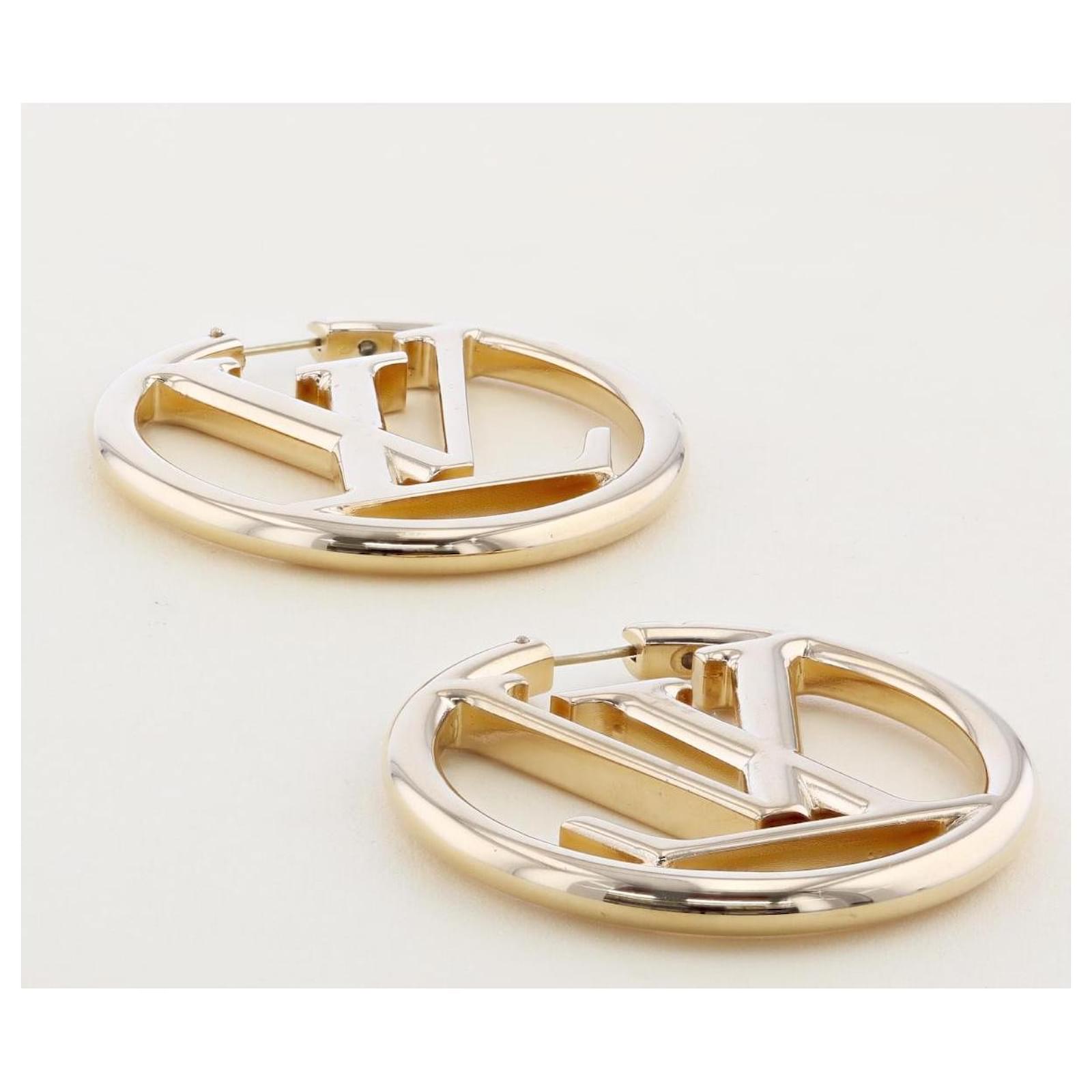 Louis Vuitton Earrings Golden Gold-plated ref.536209 - Joli Closet