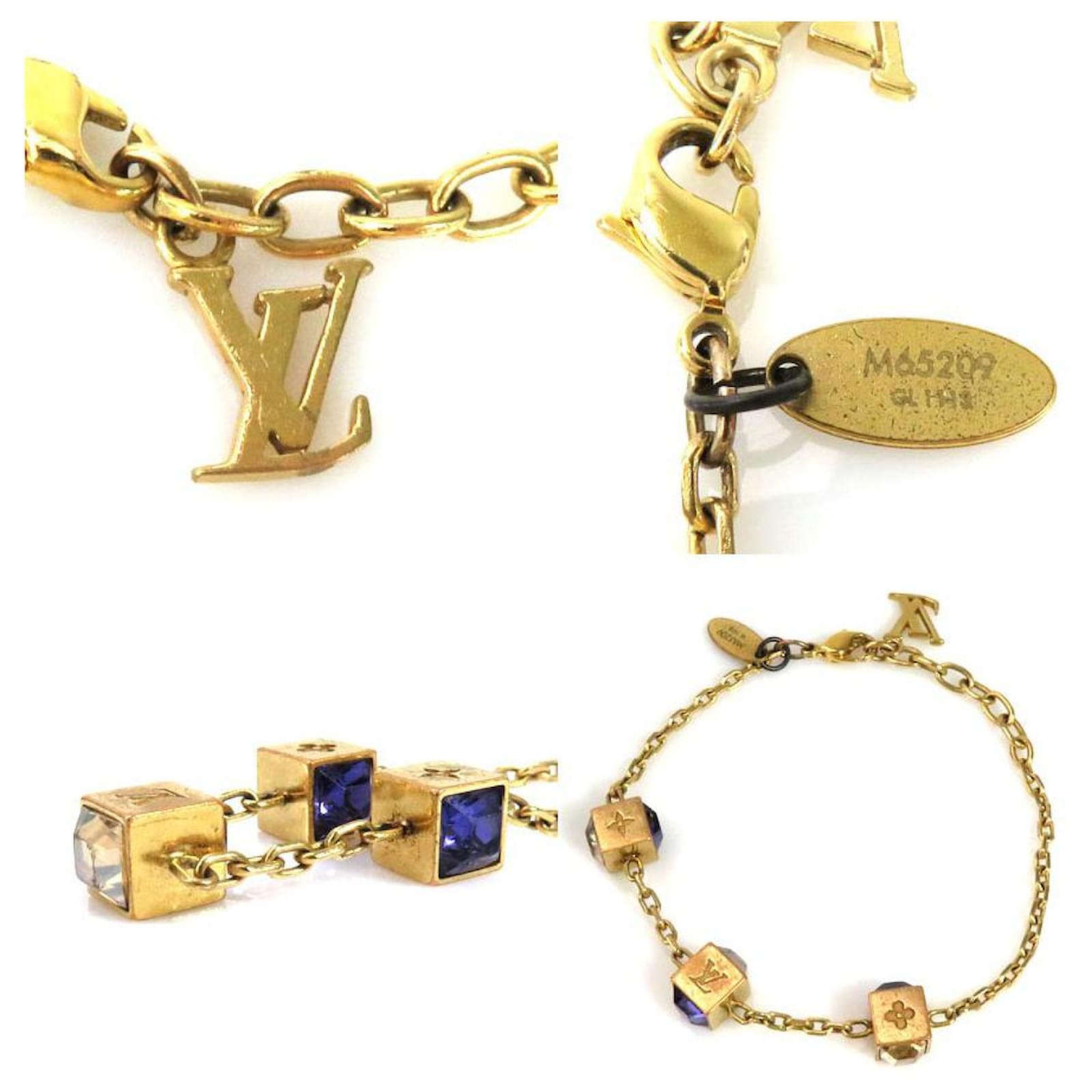 Louis Vuitton Bracciale LV Innamorati D'oro Metallo ref.491142 - Joli Closet