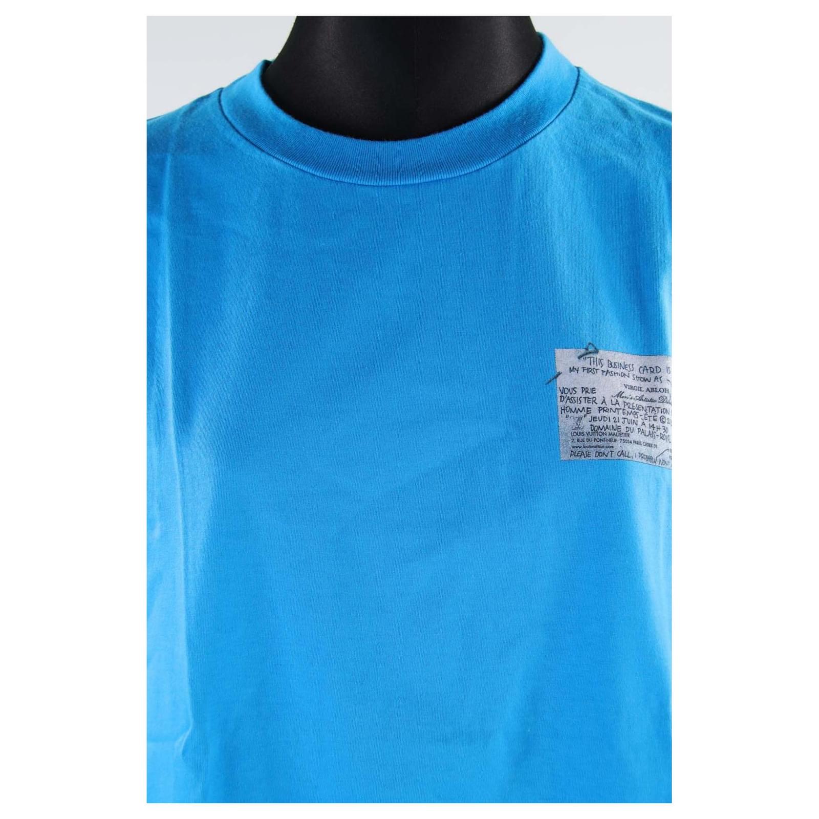 Louis Vuitton Men's Blue Cotton Jacquard Velour LV Space T-Shirt – Luxuria  & Co.