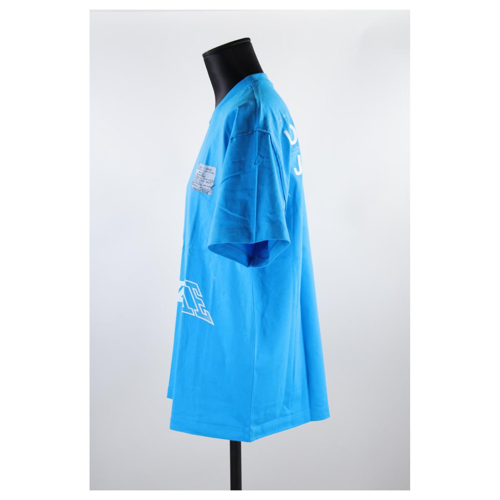 louis Vuitton t shirt Blue Cotton ref.147253 - Joli Closet