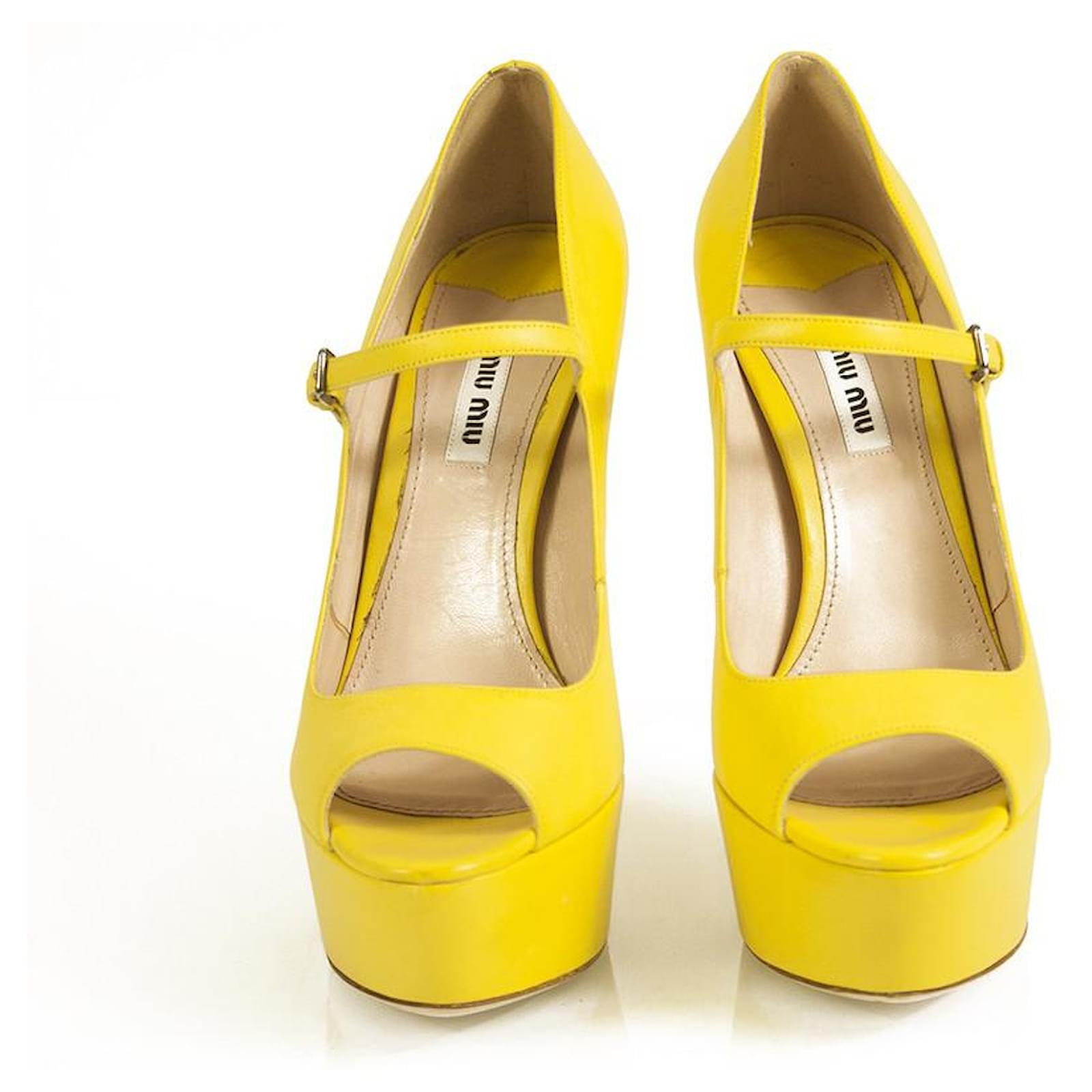 Women's Stiletto Heeled Sandals Summer Shoes Yellow CN35(5.5) - Walmart.com