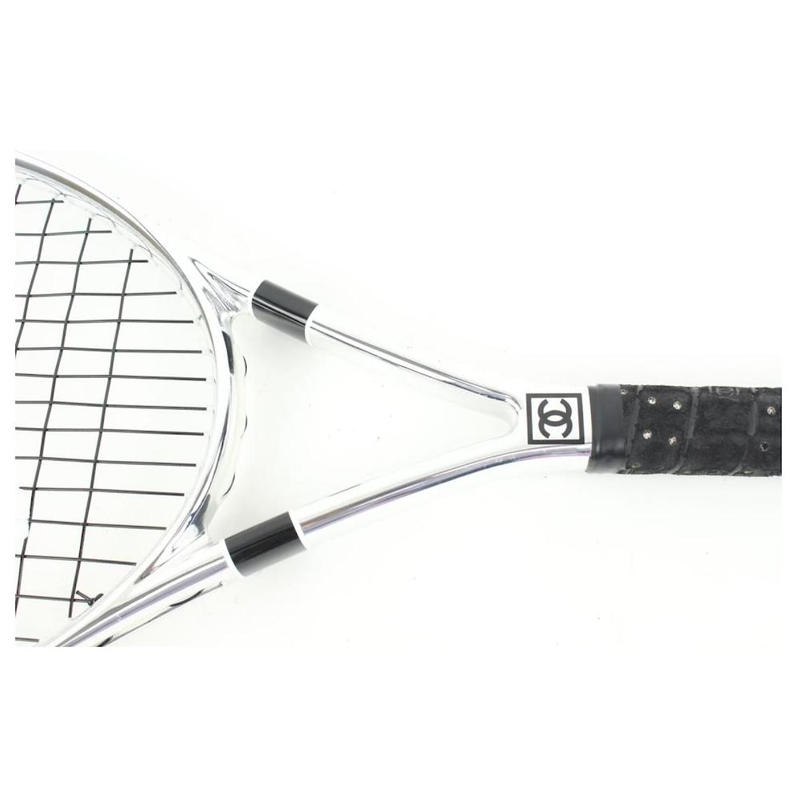 Chanel Rare CC Logo Tennis Racquet Sports Racket with Carrying