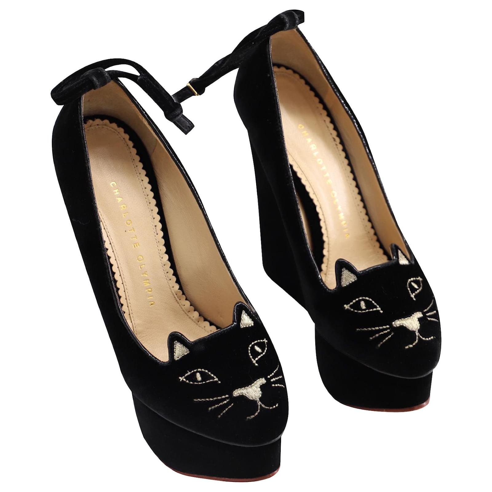 Charlotte Olympiaベルベットシューズ Shoes – Charlotte Olympia