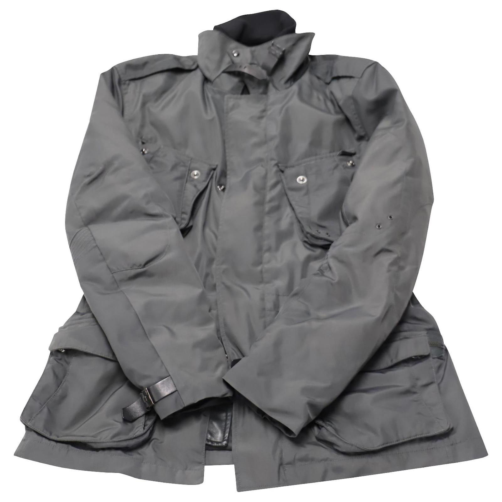 Ralph Lauren Technical Jacket in Grey Polyester ref.538440 Joli Closet