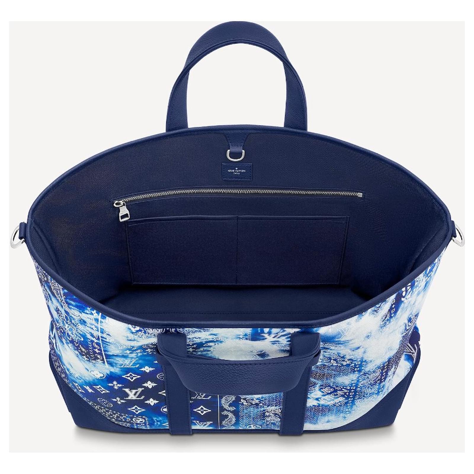 Louis Vuitton LV Journey Tote bag new Blue Leather ref.538474 - Joli Closet