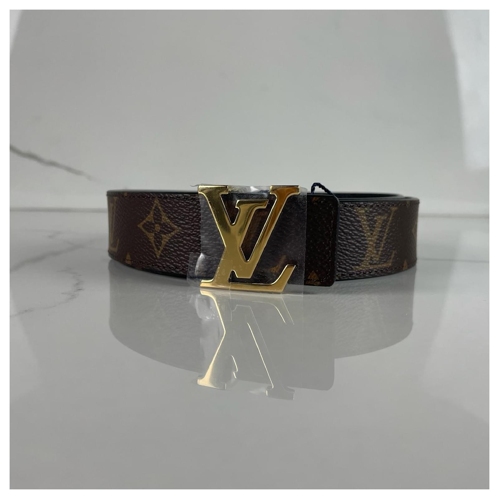 Louis Vuitton Belt LV 30 Monogram Reversible Brown Cloth ref.538521 - Joli  Closet