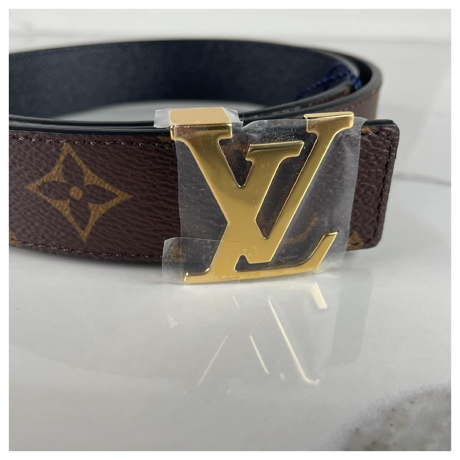 Louis Vuitton Belt LV 30 Monogram Reversible Brown Cloth ref.538522 - Joli  Closet